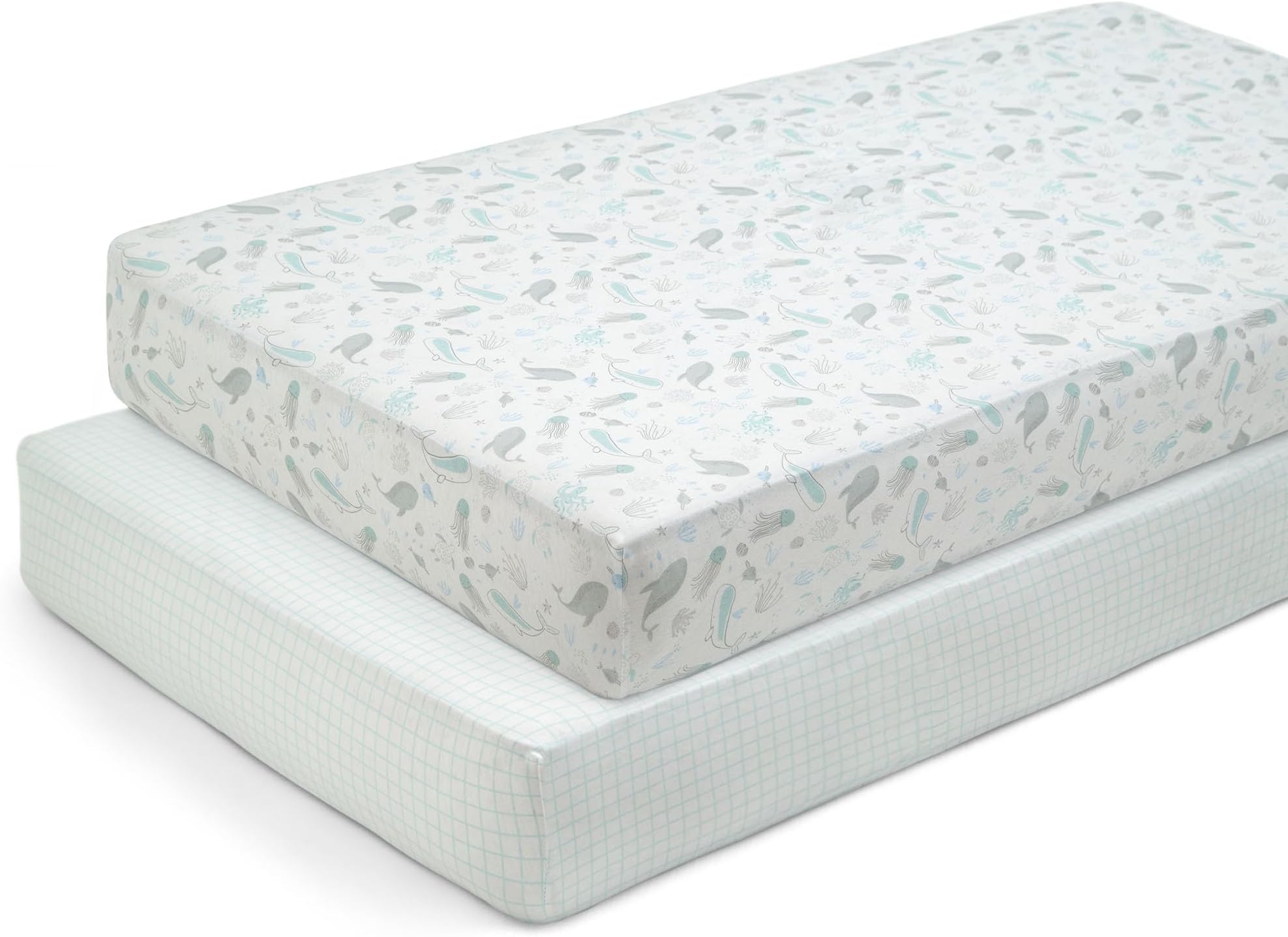 Delta Children Fitted Crib Sheets for Girls and Boys 100 Organic