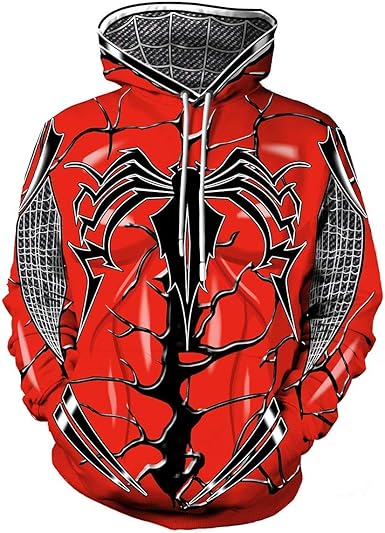 Sky Unisex Spiderman Hoodie Far from Home Superhero Cosplay Costume