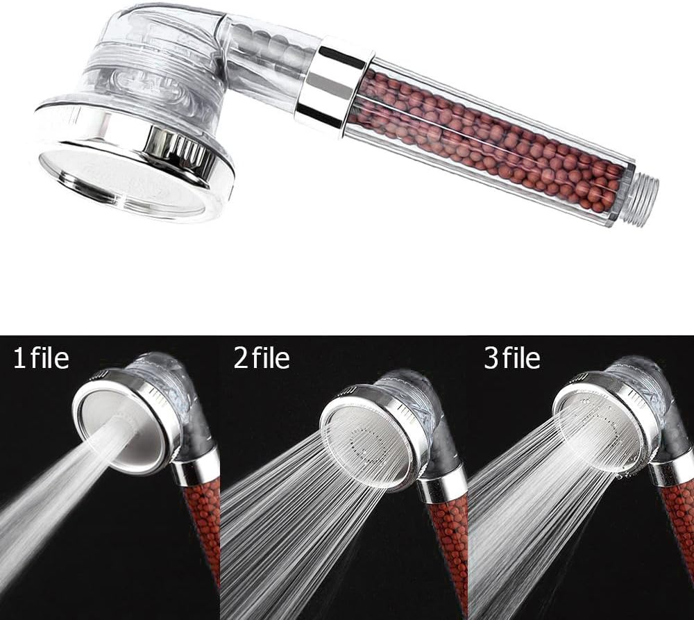 Shower Head High Pressure Stone Shower Head Bathroom Hand