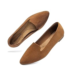 DREAM PAIRS Women's Flats, Pointed Toe Slip-On