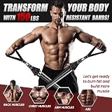 HPYGN Resistance Bands Set 150lb with Handles Door Anchor Ankle Straps view 2