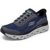 Skechers Men's Glide-Step Sole Slip-in | Hands Free Slip-ins, Glide-Step, Air-Cooled Memory Foam, Machine Washable, Hiking, Trail, Casual, No Tie Fit