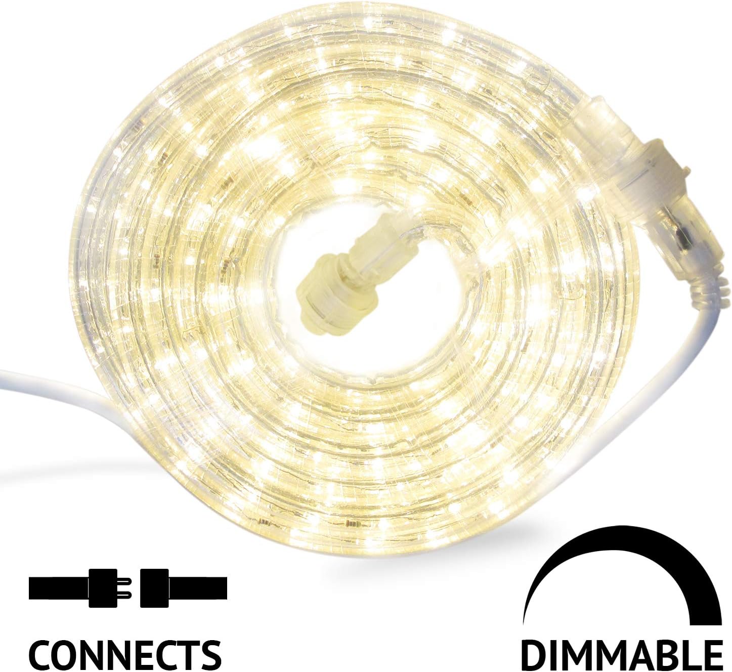Dimmable For Exterior Lighting and Patio Decor 24 Ft Dimmable For Exterior Lighting and Patio Decor 24 Ft