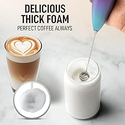 Zulay Kitchen Powerful Double Whisk Milk Frother