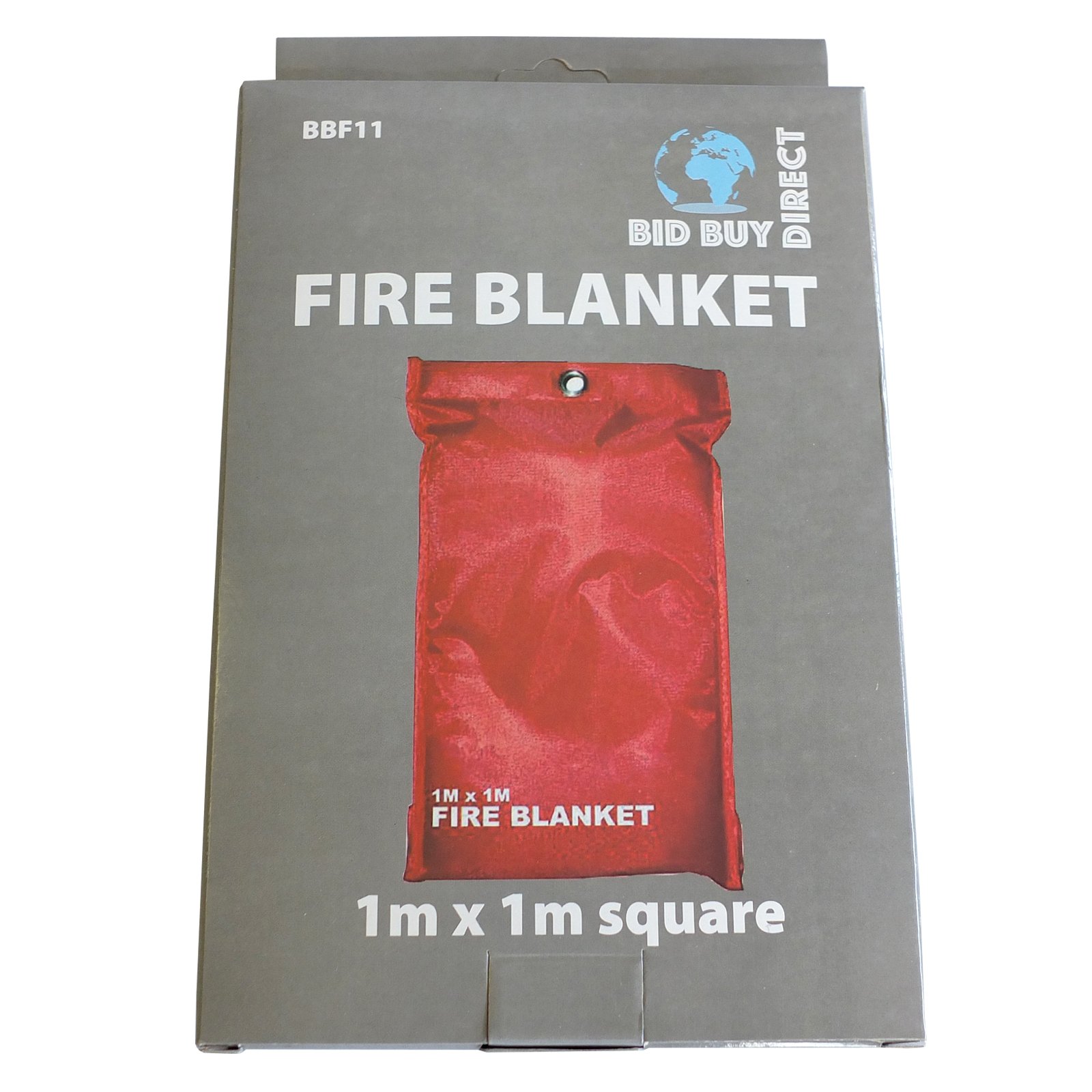 Fire Blanket, Large, Quick Unfolding, with Loops, 1 x 1 m Buy Online