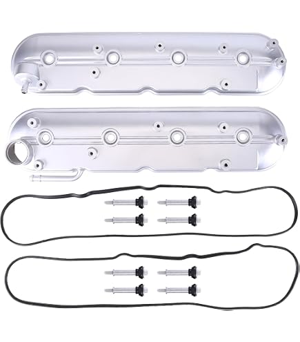 Valve Cover Set With Gasket & Bolts For Chevy Tahoe Silverado Suburban 5.3L 6.0L 6.2L (1999-2008) - Left & Right