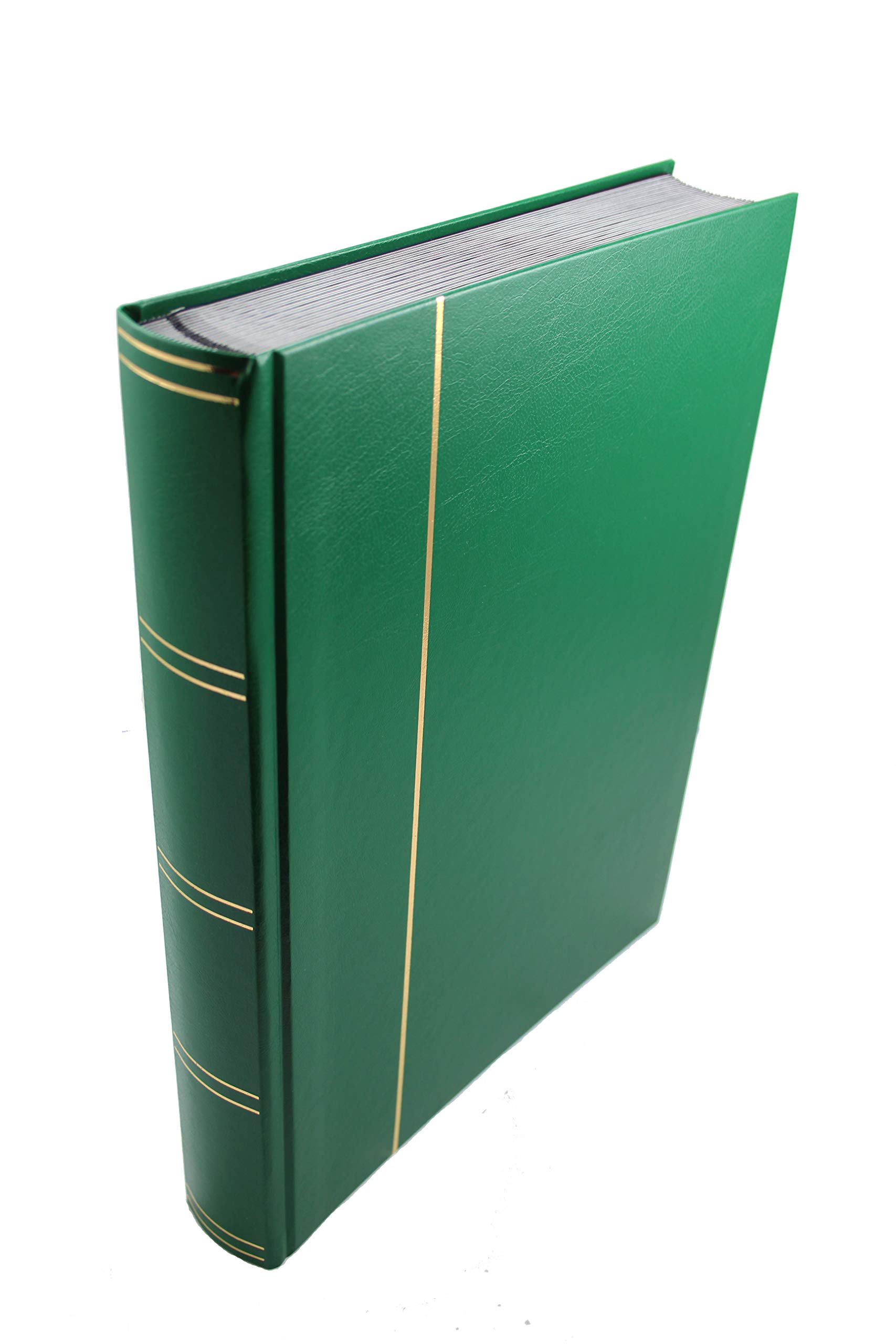 Dauwalders 30/60 Black Page Stamp Album Stockbook (Green)