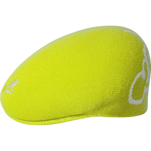 Kangol Meltdown 507 Hat - Beige/Electric Kumquat/S Ivy Caps & Flat