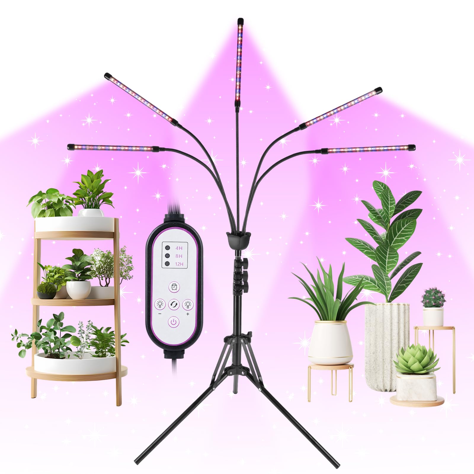 Sleek flexible grow light