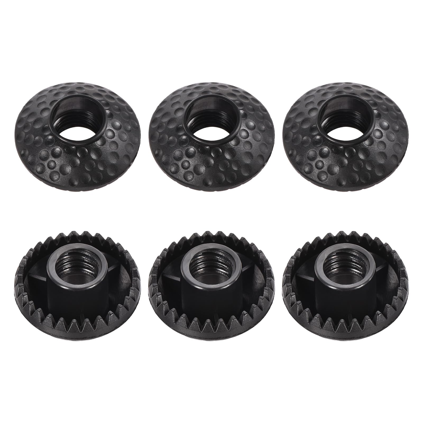 Photo 1 of M METERXITY 6 Pack Trekking Poles Mud Baskets - Round Hiking Walking Stick Replacement Accessory for Trekking Poles Outdoor Hiking Camping (13mm, Black)