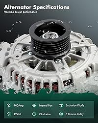 SCITOO New Alternator Fits for Mazda for 6 2.3L