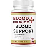 BloodBalance Plus Capsules - Official BloodBalance Plus Support Supplement Premium Pills All Natural Advanced Formula Multivitamin for Overall Health & Wellness, 60 Capsules for 1 Month