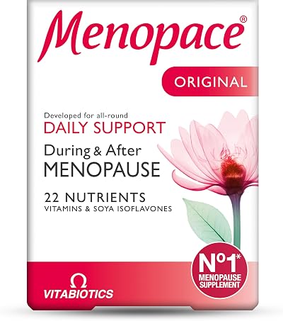 Menopace Original by Vitabiotics 90-Day Menopause Vitamin Tablets UK Brand