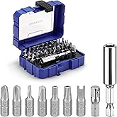 WORKPRO Security Bit Set, 32PCS Tamper Proof Screwdriver Bit Set | Portable Tool Kit Contains Essential Security Bits:Torx, Hex, Tri-Wing, and Spanner Bits for Automotive and Appliance Repair.
