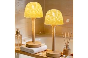 SAIWEYA Spa-Like Shower Lamp - Waterproof Bathroom Lamp with 16 Color Ocean Wave Projector, Rechargeable Shower Light with To