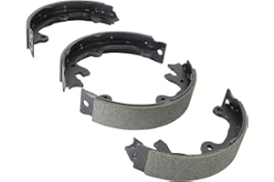 QUALITY-BUILT Rear Parking Brake Shoes FPS741 Compatible with Chevrolet Corvette 1963-1982