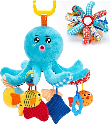 Jouet De Poussette En Peluche Cerf - Apaisant, Accrochable Pour Siège Auto Ou Lit - 9