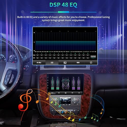 Radios Para Auto Radio For GMC Yukon Chevrolet Chevy Silverado Tahoe Suburban 2007-2012 Stereo Upgrade Dash Kit Car GPS Navigation,2 32GB 9 IPS Touch Screen Head Unit With Car-Play & Android Auto/SWC/Rear Radios Para Auto Radio For GMC Yukon Chevrolet Chevy Silverado Tahoe Suburban 2007-2012 Stereo Upgrade Dash Kit Car GPS Navigation,2 32GB 9 IPS Touch Screen Head Unit With Car-Play & Android Auto/SWC/Rear