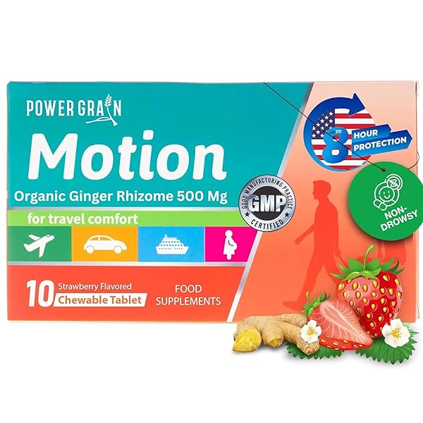 POWER GRAIN TRAVEL AND MOTION SICKNESS TABLETS –...