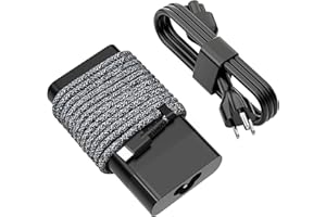 UNAWUDOH New Slim HP 65W USB C Laptop Charger for HP Spectre x360, Spectre, Chromebook, Elitebook x360, Elitebook, Elite x2, Envyx360, ProBook Travel Type C Power Cord