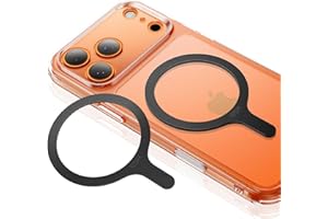 ESR for MagSafe Sticker 360, MagSafe Ring Magnet, 2 Pack Magnetic Ring, Universal Magnetic Wireless Charger Conversion Kit for iPhone 17/16/16e/15/14/13/12/11, Samsung Galaxy, Google Pixel 10, Black