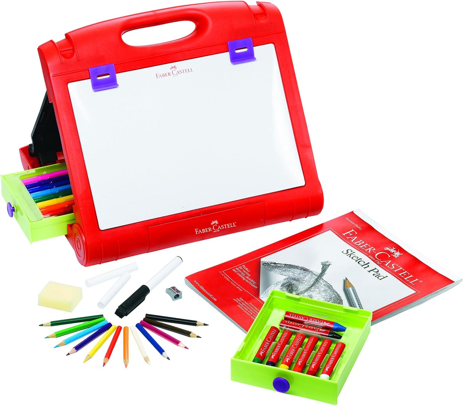 FaberCastell Do Art Travel Easel Portable Art Kit for Kids eBay