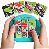 Fullware Rotating Puzzle for Toddlers Kids 3+, Travel Essentials Toys | 4 Puzzles in 1, Car, Airplane, Road Trip Activities, Fine Motor Skills, Fidget, Stocking Stuffers Christmas Birthday Gift