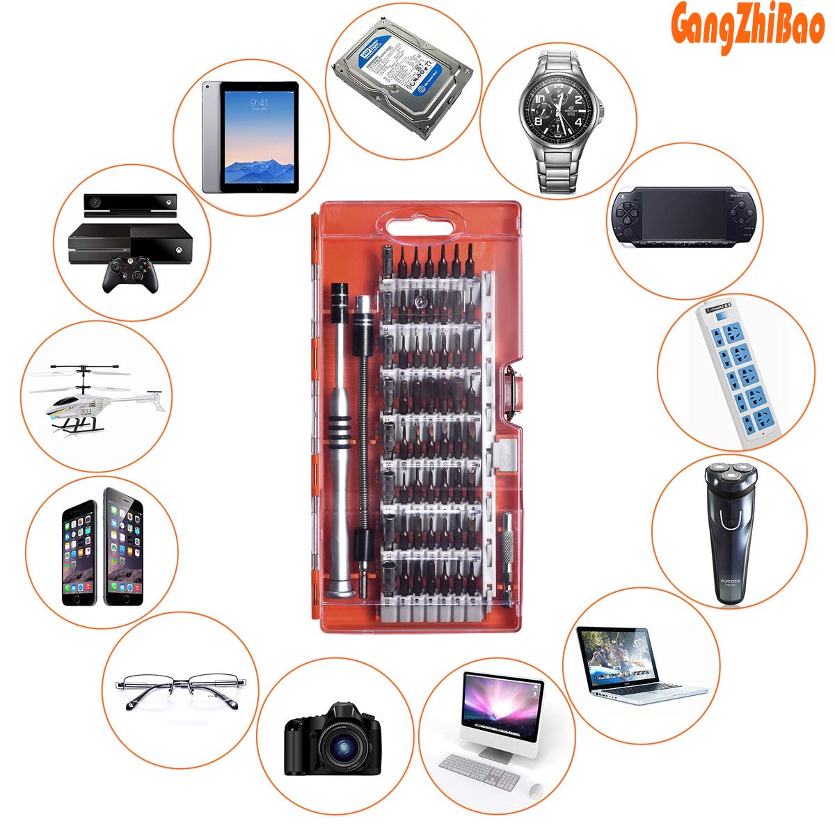 90 pcs Repair Tool Kits,Screwdriver Set for Phones Computers Pads Electronics