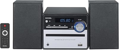 Roxel RCD-230BT Micro CD Player with USB BT FM AUX Remote Control