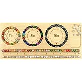 Petoysoso Bead Boards for Jewelry Making, Bamboo Beading Board for Jewelry Bracelet, Bracelet Bead Board,Bead Tray,Beading & Jewelry Making Supplies