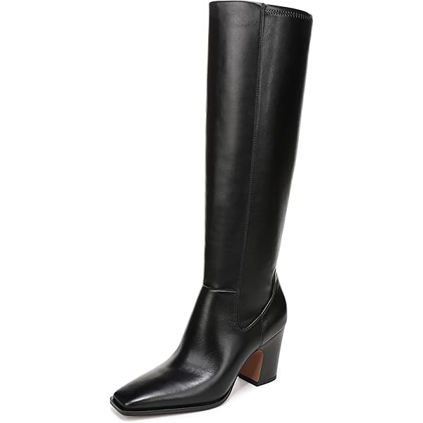 Amazon.com | Marc Fisher LTD Women's Lannie Boot, Black Leather 001, 5