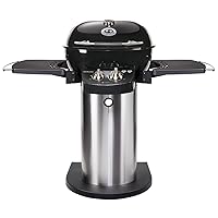  Geneva 570 Outdoorchef Gas-Grillstation Edelstahl XXL schwarz 2-flammig Garten ✔ Lenkrollen mit Bremse ✔ Deckel ✔ Seitentische beidseitig ✔ rund ✔ stehend grillen ✔ Grillen mit Gas ✔ mit Station 