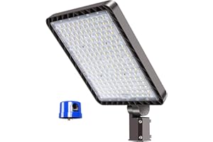 BIRITALO 480W LED Parking Lot Light Outdoor 72000LM 100V-277V Dusk to Dawn LED Building Flood Lights Commercial 5000K Slip Fitter Street Pole Lights IP65 Waterproof Large Area Shoebox Barn Lighting