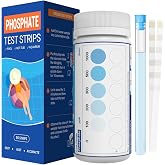 AKSBTEC Phosphate Test Kit - Pool Phosphate Test kit-50 Counts Phosphate Test Strips for Swimming Pool, Spa, Hot Tub,Aquarium,Fish Tank- Phosphate Test kit for Freshwater,Saltwater Testing