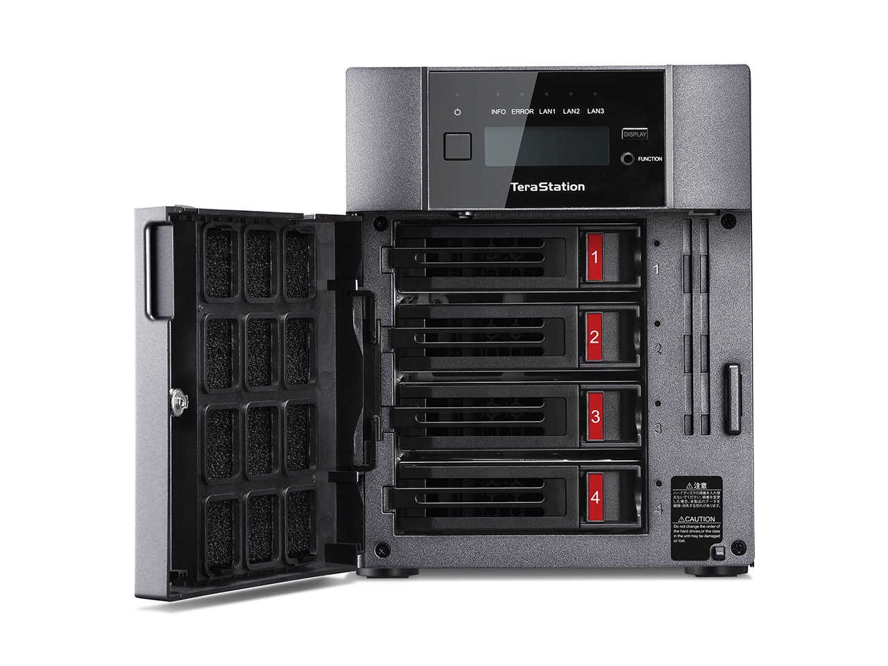 BUFFALO TeraStation 5410DN Desktop 16 TB NAS Hard Drives Included, black