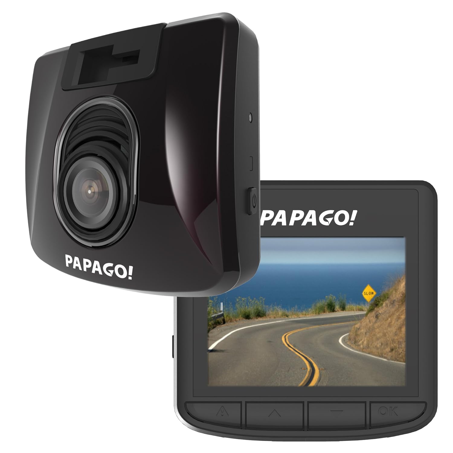 PAPAGO Car Dash Camera GoSafe S30 Full HD Dash Cam 1080P Car DVR with GPS Option, SONY EXMOR SENSOR, Night Vision, Free 8GB Micro SD Card GSS308G