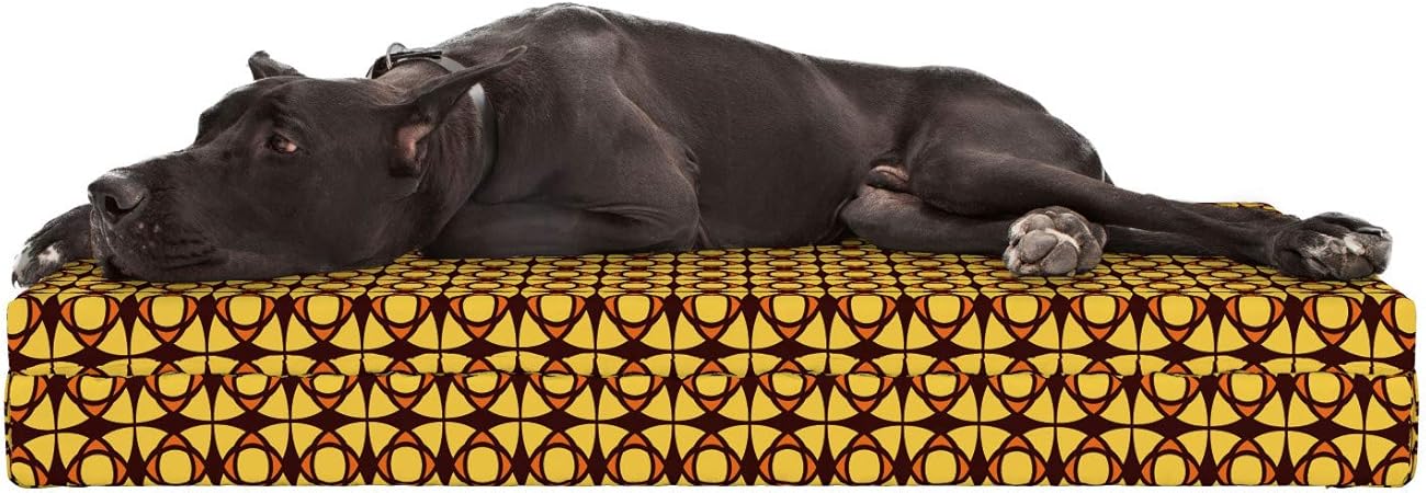 mustard dog bed