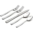 Oneida Pearce 20 Piece Fine, Service for 4 Flatware Set, 20PC FW, STAINLESS