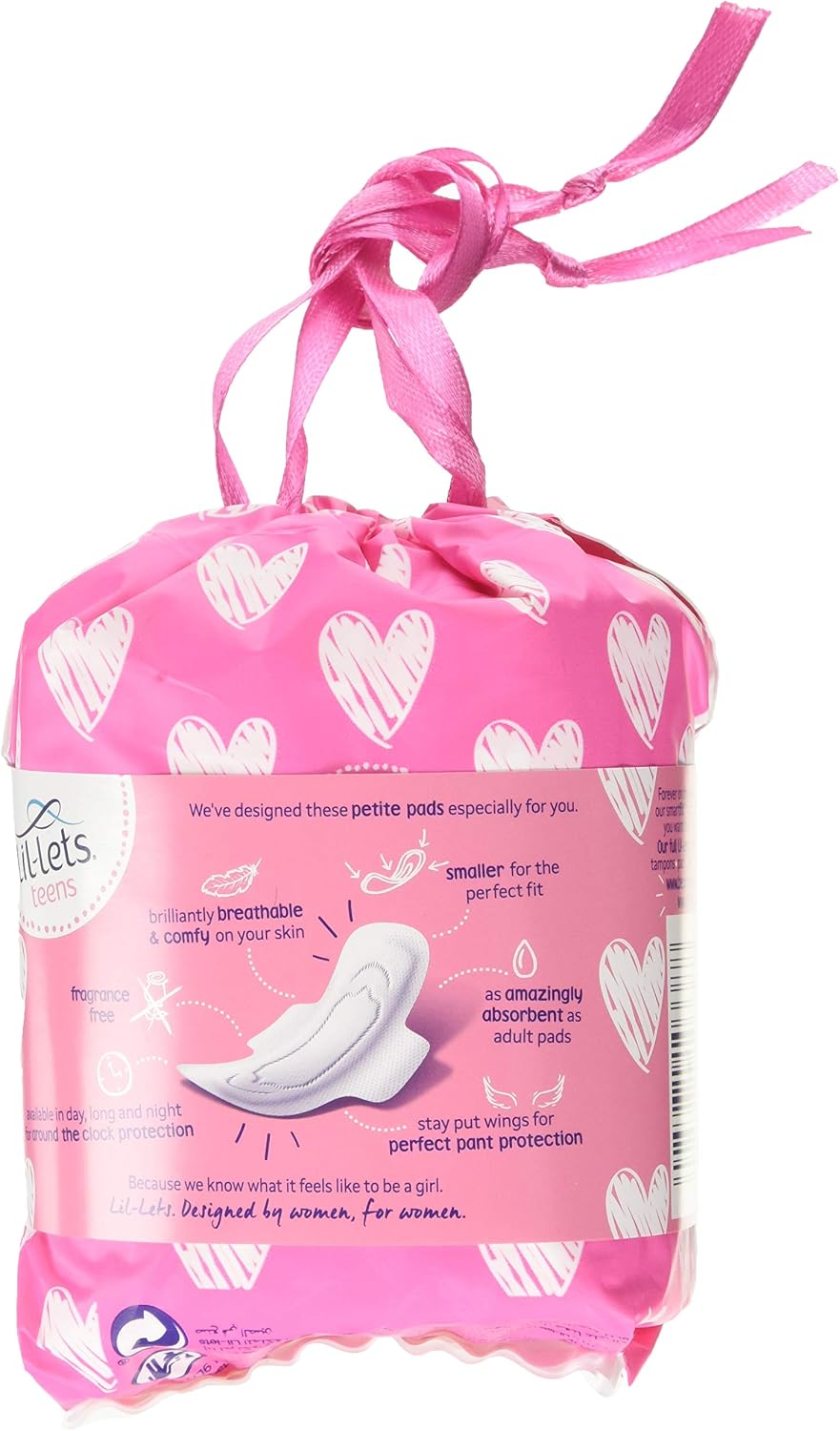 Lil-Lets Teens Long Pads X 12, 60 Count (Pack of 1) - Image 3