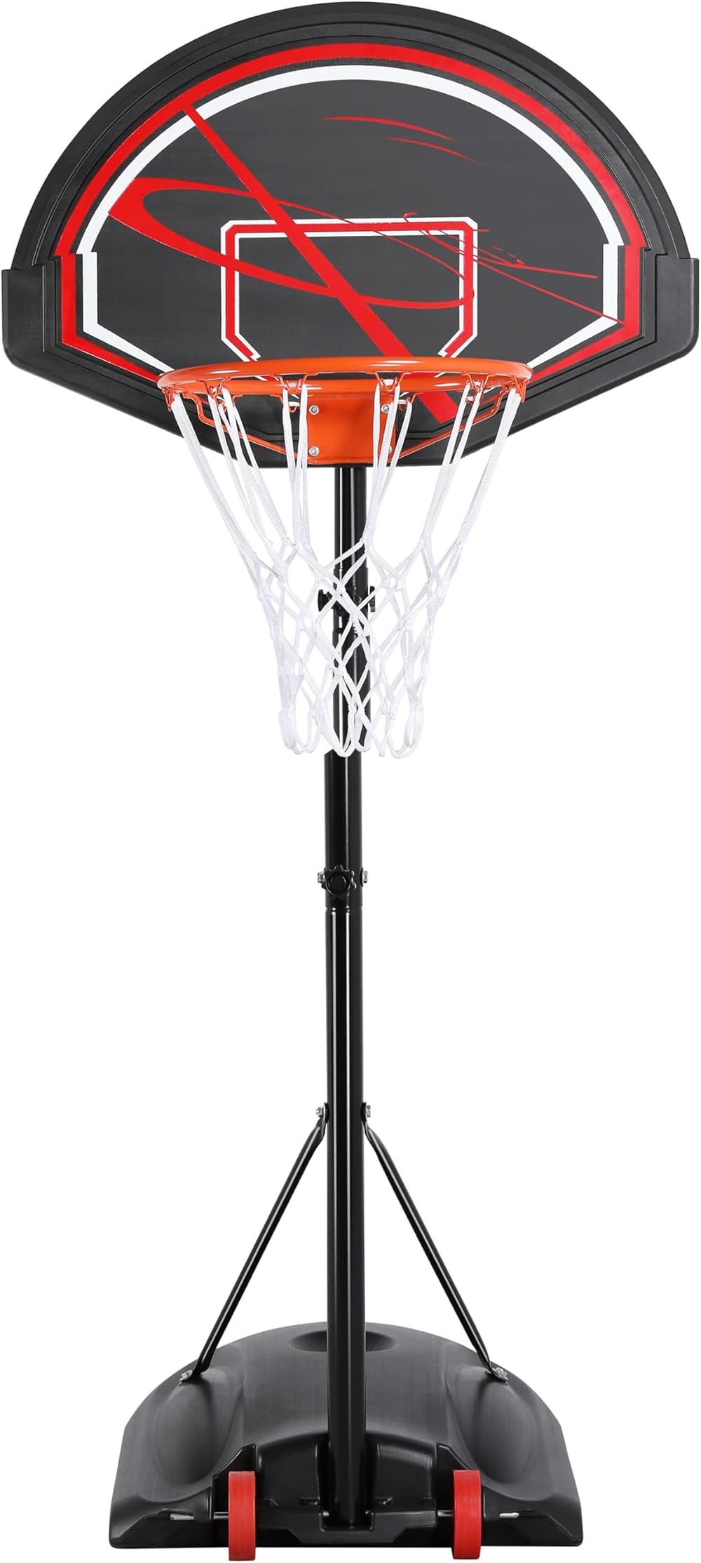 Yaheetech Portable Basketball Hoop Height Adjustable Freestanding Stand 217-277