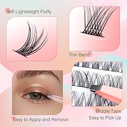 EMEDA D Curl Lash Clusters Individual Lashes Lash