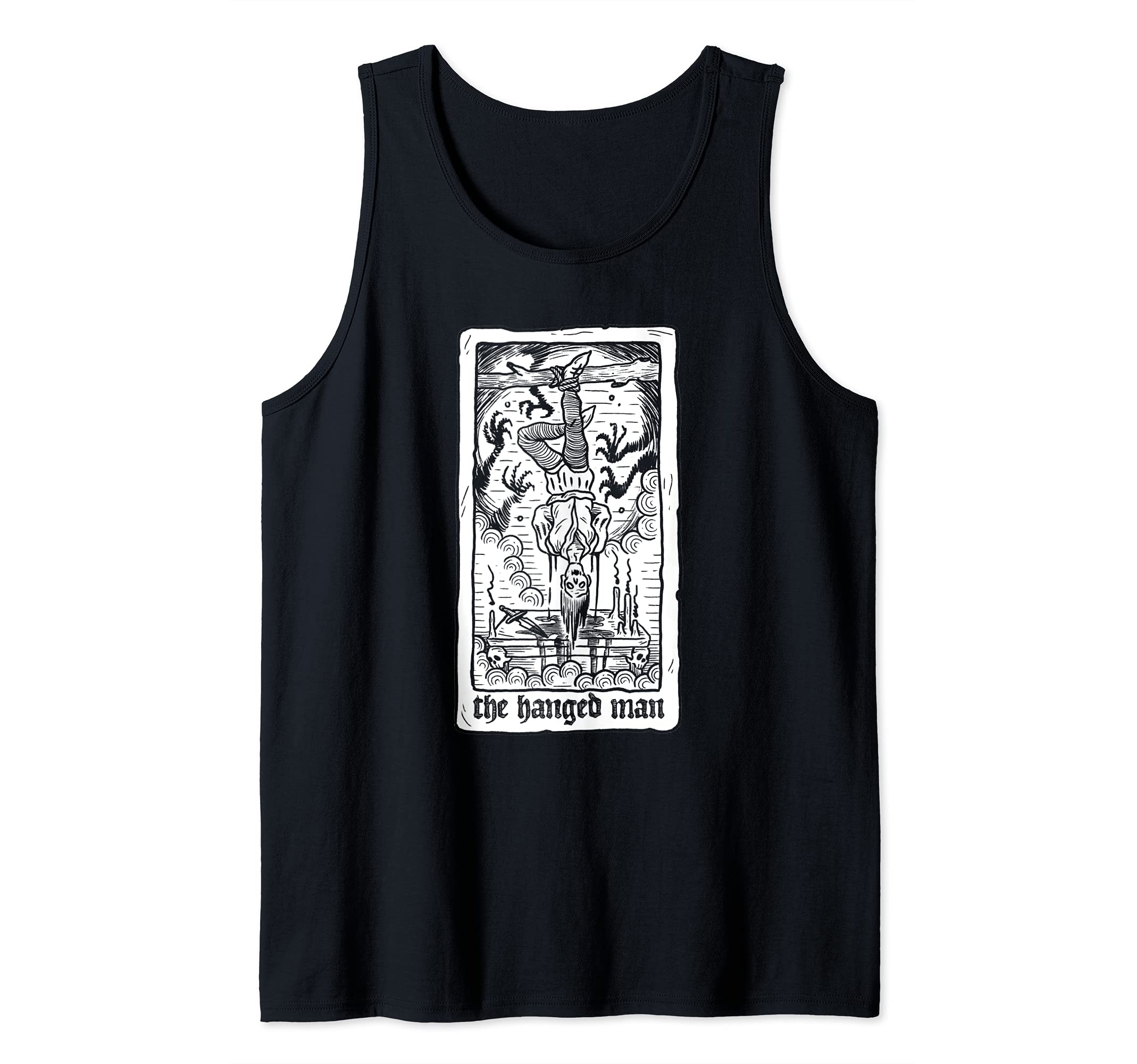The Hanged Man Tarot Cards Gothic Hanging Man Tank Top