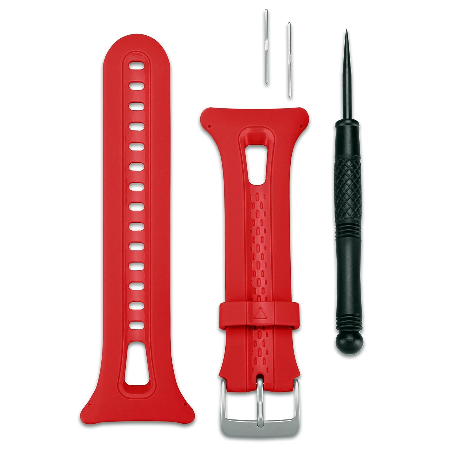 Garmin  Correa de recambio para Forerunner color rojo  negro