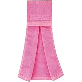 Qchengsan Pink Football Towel Quarterback,Cotton Football Towel Youth,Softball Football Field Hand Towels,Sports Sweat Towels for Gym,Golf, Yoga,Football Accessories Gifts