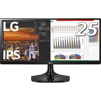 【クリックで詳細表示】LG モニター ディスプレイ 25UM58-P 25インチ/21：9 ウルトラワイド/IPS 非光沢/HDMI×2/ブルーライト低減機能