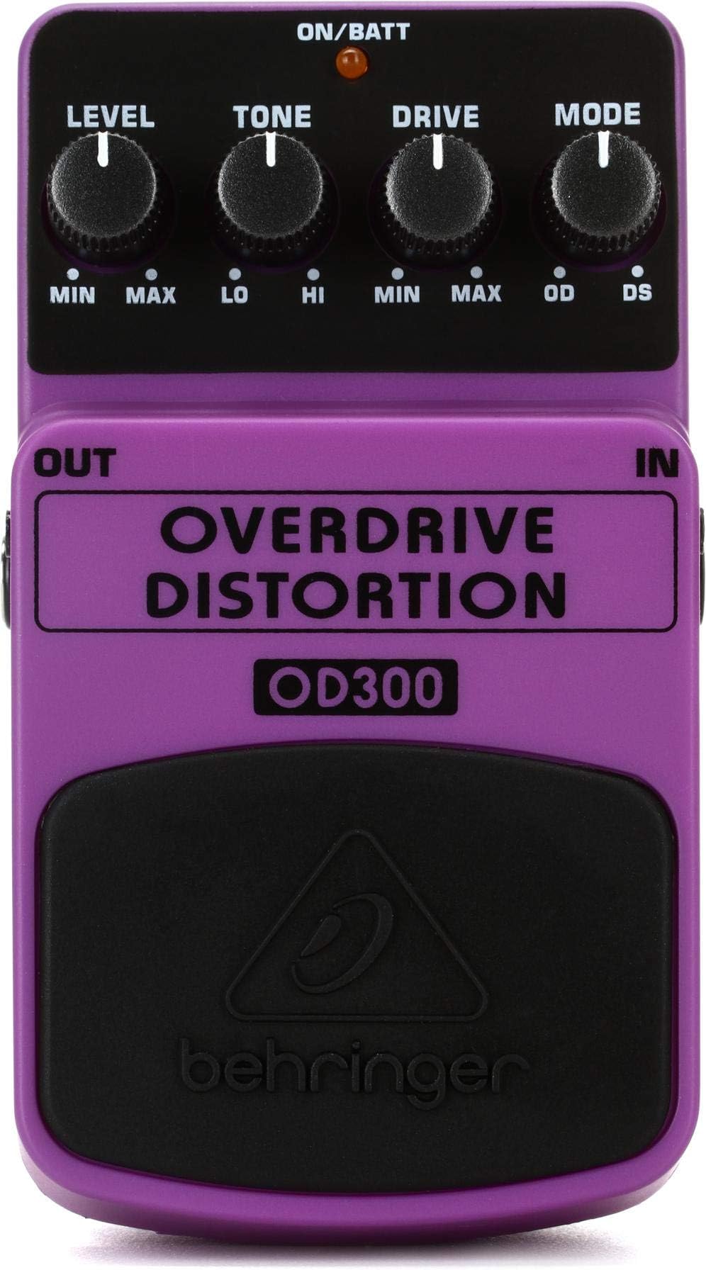 Behringer OD300 Overdrive Distortion Pedal Guitar 2-Mode Tone Blend Purple