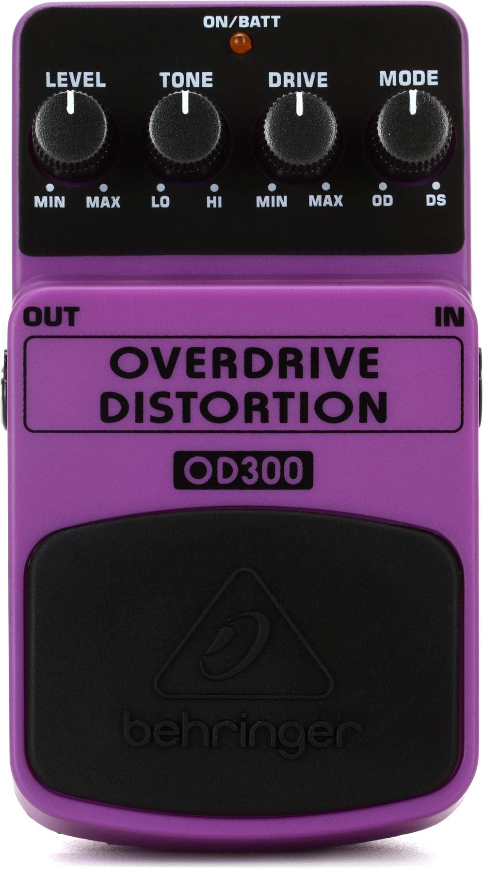 Behringer OD300 Overdrive Distortion Pedal for Guitar, 2-Mode Vintage to Modern Drive with Tone & Blend Control, Purple Effects Pedal for Stage & Studio — image 1