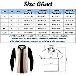 WalGRHFR Male Casual Autumn Striped Splice Printed