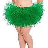 Fynnsure 5 Layers Plus Size Tutu Skirts for Women Extra Large Tulle Skirt 80s Adult Tutu Skirts Tutus Halloween Costumes