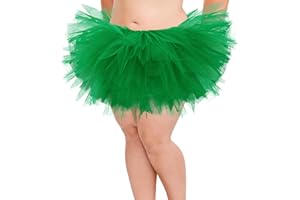 Fynnsure 5 Layers Plus Size Tutu Skirts for Women Extra Large Tulle Skirt 80s Adult Tutu Skirts Tutus Halloween Costumes